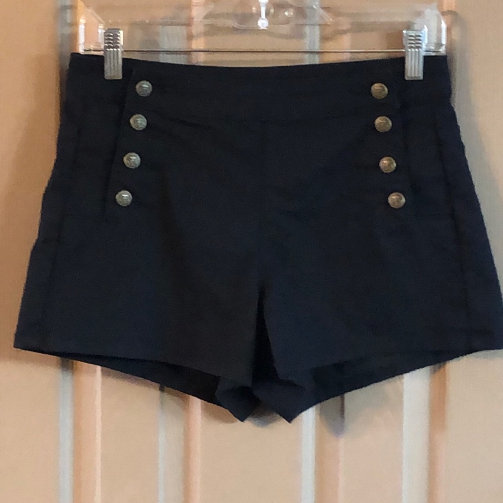 Blackheart High Rise Black Shorts